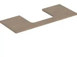 Geberit ONE Waschtischplatte, Ausschnitt mittig, f&uuml;r Aufsatzwaschtisch, 120 cm,