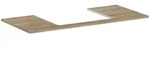 hansgrohe Xelu Q Konsole mit Ausschnitt mittig 118 x 55 cm, f&uuml;r Aufsatzwaschtisch