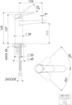 Steinberg Serie 340 Waschtisch-Einhebelmischer ohne Ablaufgarnitur,...