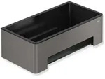 HEWI System 900 Duschkorb, Accessoires, 900.03.00160 ER, dunkelgrau perlglimmer