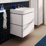 hansgrohe Xilesa E Waschtischunterschrank 63 cm mit 2 Ausz&uuml;gen und Push Open