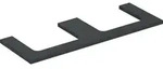 Geberit ONE Waschtischplatte, Ausschnitt 2-fach, f&uuml;r Aufsatzwaschtisch, 135 cm,