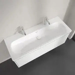 Villeroy & Boch Skyla Doppel-Schrankwaschtisch 120 x 46 cm, mit &Uuml;berlauf,