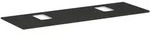 hansgrohe Xelu Q Konsole mit 2 Ausschnitten 156 x 55 cm, f&uuml;r Aufsatzwaschtisch mit
