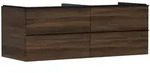 hansgrohe Xelu Q Waschtischunterschrank f&uuml;r Konsole 136 x 48,5 cm, 4 Schubk&auml;sten,