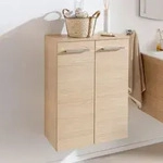 Fackelmann B.style Doppel-Midischrank 60,2 cm, Badm&ouml;bel, 84421,