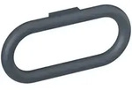 HEWI Serie 477/801 Handtuchring, Accessoires, 477.09B300 92, anthrazitgrau, matt