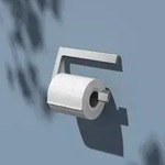 Keuco EDITION 400 Toilettenpapierhalter, offene Form, Accessoires, edelstahl-finish