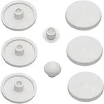 Geberit Courreges Ersatz-Puffer f&uuml;r WC Sitz 598028000, Ersatzteile,