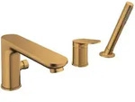 Duravit Wave 3-Loch Wannenarmatur, Badarmaturen, WA5260000004, bronze geb&uuml;rstet