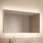 Schneider STYLE TW Spiegelschrank ALC2 130/2/TW 131,5 x 71,5 cm, DE, Badm&ouml;bel, wei&szlig;