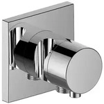 Keuco IXMO Absperrventil Unterputz, mit Schlauchanschluss und Brausehalter, Rosette