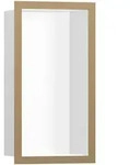 hansgrohe XtraStoris Individual Wandnischen-Einbaubox mit Designrahmen 15 x 10 x 30