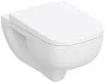 Geberit Renova Plan Set Wand-WC Tiefsp&uuml;ler, TurboFlush, mit WC-Sitz, Badkeramik,