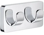 Smedbo Ice Badetuchhaken doppelt, Accessoires, OK356, chrom