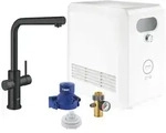 GROHE Blue Professional L-Auslauf Set, K&uuml;chenarmaturen, velvet black