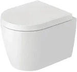 Duravit ME by Starck Wand-WC Compact 48 cm Hyg+, Badkeramik, wei&szlig; seidenmatt