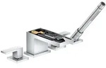 AXOR MyEdition 4-Loch Wannenrandarmatur, ohne Platte, Badarmaturen, 47432000, chrom