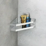 SCH&Ouml;NER WOHNEN-Kollektion Meleto Eckablage, Accessoires, silber gl&auml;nzend