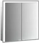 Emco prime 3 LED-Lichtspiegelschrank, 80 cm, 2 T&uuml;ren, Unterputzmodell, Badm&ouml;bel,