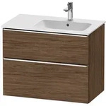 Duravit D-Neo Waschtischunterbau f&uuml;r Becken rechts 81 x 62,5 cm, 2 Ausz&uuml;ge,...