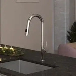 Kronenbach AQA Design 2.0 K&uuml;chenarmatur mit hohem schwenkbarem Auslauf,