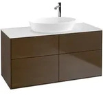 Villeroy & Boch Finion Waschtischunterschrank 120 cm mit Abdeckplatte, Badm&ouml;bel,