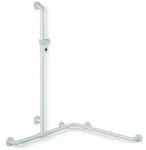 HEWI Serie 477/801 Duschhandlauf mit verschiebbarer Brausehalterstange, Accessoires,