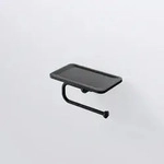 Steinberg Serie 550 Papierhalter mit Ablage, Accessoires, 550 2820 S, matt black