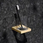 Keuco EDITION 11 Glashalter mit Echtkristallglas, Accessoires, 11150259000,...