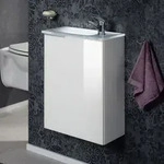 Fackelmann SBC Waschtischunterschrank 44 cm mit 1 T&uuml;r, Anschlag rechts, Badm&ouml;bel,