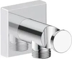Duravit Wandanschlussbogen mit Brausehalter mit eckiger Rosette, Badarmaturen,