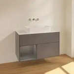 Villeroy & Boch Finion Waschtischunterschrank 100 cm mit Regalelement links und