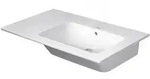 Duravit ME by Starck Waschtisch 83 x 49 cm, mit &Uuml;berlauf, ohne Hahnloch, Becken