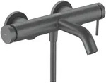 hansgrohe Tecturis S Einhebel-Wannenarmatur Aufputz, Badarmaturen, 73422340, brushed