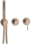Herzbach MODUL7 IX PVD COPPER STEEL Hebelmischer Farbset f&uuml;r 2/3 Verbraucher,
