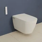 VitrA V-Care 3.0 Prime Dusch-Wand-WC mit Vortex-Sp&uuml;lung ohne Sp&uuml;lrand mit