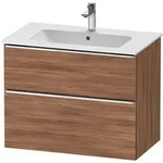 Duravit D-Neo Waschtischunterbau f&uuml;r Becken mittig 81 x 62,5 cm, 2 Ausz&uuml;ge,...