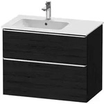 Duravit D-Neo Waschtischunterbau f&uuml;r Becken links 81 x 62,5 cm, 2 Ausz&uuml;ge,...
