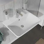 Duravit ME by Starck Waschtisch 60 x 46 cm, mit &Uuml;berlauf, mit 1 Hahnloch,