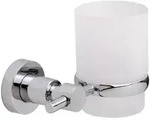 tesa LOXX Zahnputzbecher mit Wandhalterung, Accessoires, 40284-00000-00, chrom