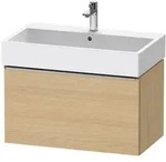 Duravit D-Neo Waschtischunterbau 78,4 x 44 cm, 1 Auszug, Griff edelstahl...