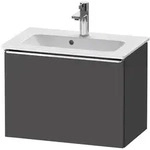 Duravit D-Neo Waschtischunterbau Compact 61 x 44 cm, 1 Auszug, Griff chrom,