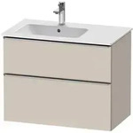Duravit D-Neo Waschtischunterbau f&uuml;r Becken links 81 x 62,5 cm, 2 Ausz&uuml;ge,...