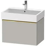 Duravit D-Neo Waschtischunterbau 68,4 x 44 cm, 1 Auszug, Griff gold poliert,