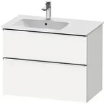 Duravit D-Neo Waschtischunterbau f&uuml;r Becken links 81 x 62,5 cm, 2 Ausz&uuml;ge,...