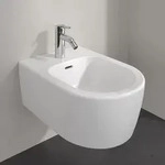 Villeroy & Boch Skyla Bidet wandh&auml;ngend, 37 x 53 cm mit CeramicPlus,...