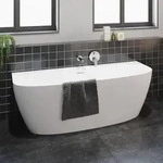 Megabad Home Vorwand-Badewanne 170 x 80,2 cm, Badewannen, BD094001005, wei&szlig;