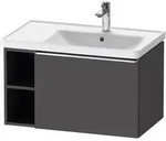 Duravit D-Neo Waschtischunterbau 78,4 x 44 cm, 1 Auszug und links offene...