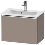 Duravit D-Neo Waschtischunterbau Compact 61 x 44 cm, 1 Auszug, Griff chrom,